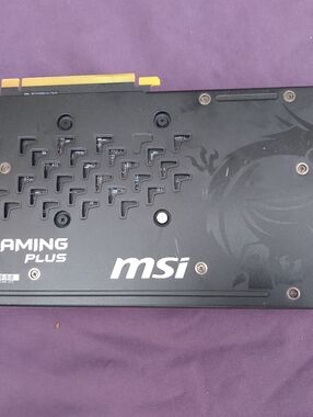MSI Gaming Plus Black Dragon Backplate for Graphics Card